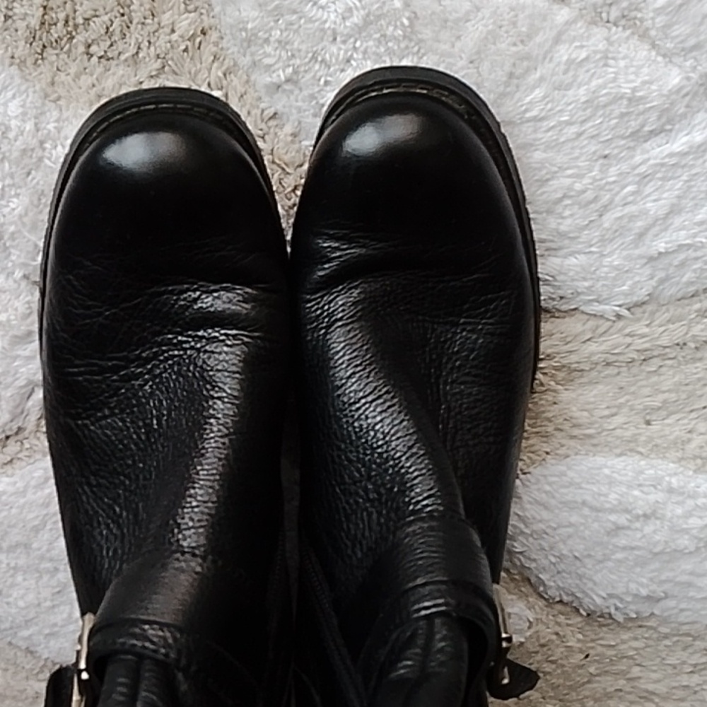 Harley Davidson Leather Buckle Boots 9 - Picture 13 of 16